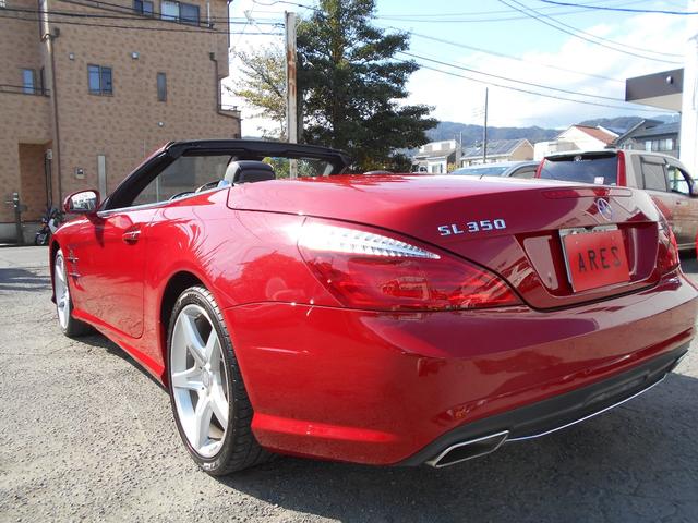 SL350 AMGスポーツPKG 左ハンドル 黒レザー レーダーセーフティー マジックスカイルーフ 純正HDDナビ&地デジTV TVキャンセラー キーレスゴー AMGエアロ&19インチアルミ(20枚目)