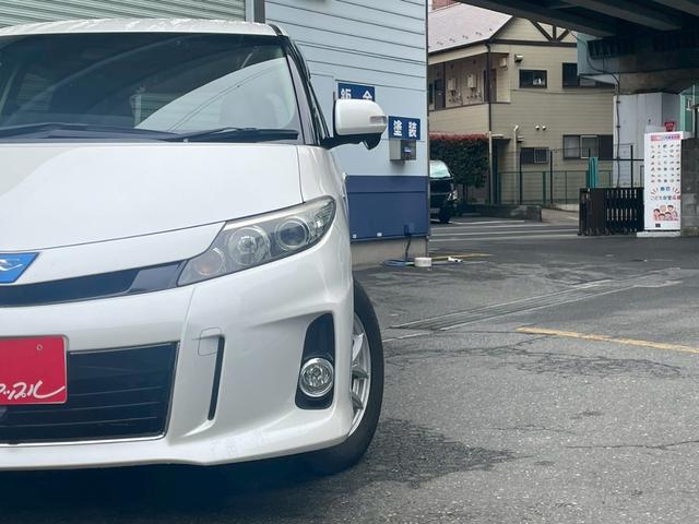 エスティマハイブリッド アエラス　プレミアムエディション　４ＷＤ　ＥＴＣ　バックカメラ　フロントカメラ　ナビ　ＴＶ　オートクルーズコントロール　両側電動スライドドア　オートライト　ＨＩＤ　スマートキー　アイドリングストップ　電動格納ミラー　後席モニター（28枚目）