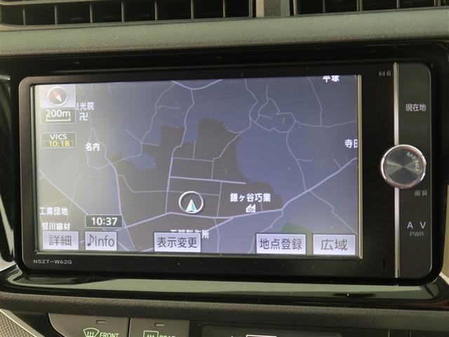 アクア S 1年間走行無制限保証 メモリナビ フルセグTV バックカメラ ETC LEDヘッドライト DVD再生 スマートキー オートエアコン(8枚目)