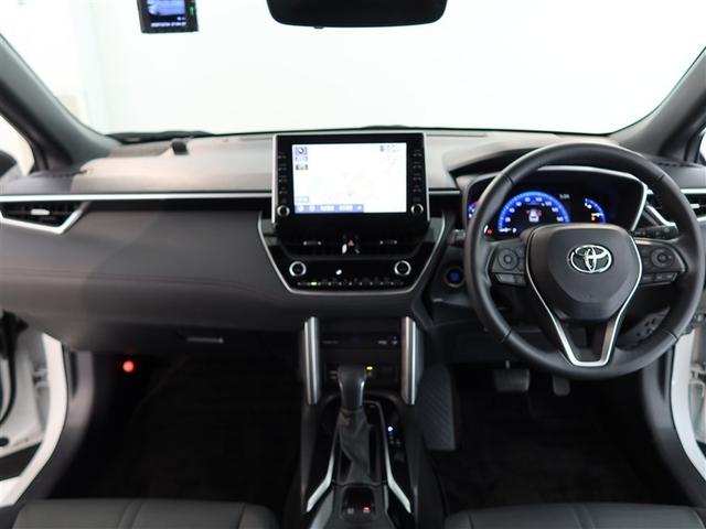 カローラクロス Ｚ　１年間走行無制限保証　ペダル踏み間違い　衝突回避被害軽減　車線逸脱警報機能　メモリナビ　フルセグＴＶ　バックカメラ　ドライブレコーダー　ＥＴＣ　クルーズコントロール　ＬＥＤヘッドライト　ＤＶＤ再生（8枚目）