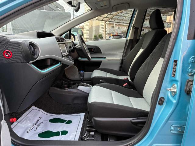 アクア Ｓ　１オーナー　禁煙　ユーザー買取車　スマートキー　純正ナビ　ＴＶ　Ｂｌｕｅｔｏｏｔｈ　オートエアコン　プッシュスタート（25枚目）