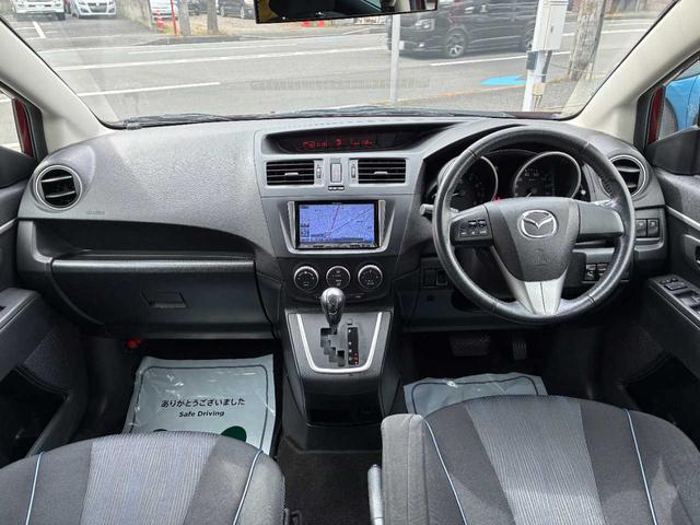 プレマシー ２０Ｓ　ユーザー買取　社外ナビ　片側電動スライドドア　７人乗り　ＥＴＣ　純正ＡＷ（2枚目）