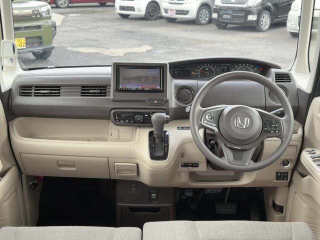N-BOX Gホンダセンシング スマートキー プッシュスタート ドアバイザー 社外ナビ TV Bluetooth ETC バックカメラ ホンダセンシング LEDヘッドライト クルーズコントロール(13枚目)
