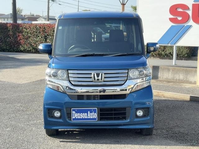 Ｎ－ＢＯＸ＋カスタム Ｇ・Ｌパッケージ　プッシュスタート　スマートキー　電動格納ミラー　ドアバイザー　純正アルミ　両側電動スライドドア　社外ナビ　フルセグＴＶ　バックカメラ　ＥＴＣ（2枚目）