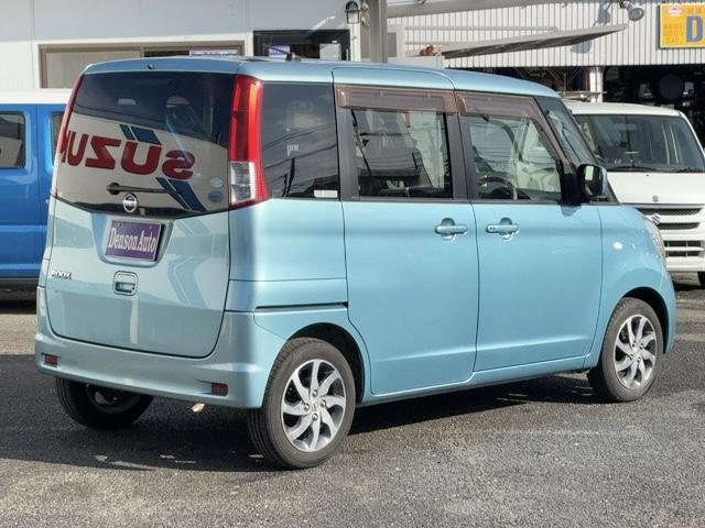 ルークス Ｅ　スマートキー　プッシュスタート　ドアバイザー　純正アルミ　電動格納ミラー　社外ナビ　ワンセグＴＶ　ＣＤ／ＦＭ・ＡＭラジオ　ＥＴＣ　両側スライドドア（10枚目）