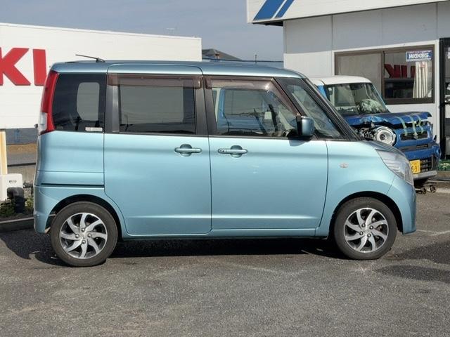 ルークス Ｅ　スマートキー　プッシュスタート　ドアバイザー　純正アルミ　電動格納ミラー　社外ナビ　ワンセグＴＶ　ＣＤ／ＦＭ・ＡＭラジオ　ＥＴＣ　両側スライドドア（11枚目）