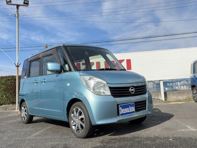 ルークス Ｅ　スマートキー　プッシュスタート　ドアバイザー　純正アルミ　電動格納ミラー　社外ナビ　ワンセグＴＶ　ＣＤ／ＦＭ・ＡＭラジオ　ＥＴＣ　両側スライドドア（55枚目）