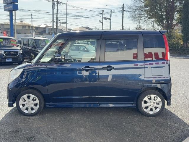 パレット Ｔ　スマートキー　プッシュスタート　ドアバイザー　電動格納ミラー　社外ナビ　ワンセグＴＶ　ＣＤ／ＦＭ・ＡＭラジオ　ＥＴＣ　純正アルミ　両側電動スライドドア　フォグランプ　ＨＩＤヘッドライト（7枚目）