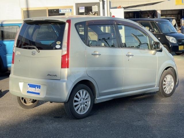 ムーヴ Ｘ　ＶＳ　キーレス　電動格納ウインカー付ドアミラー　ドアバイザー　社外ナビ　ＴＶ　ＣＤ・ＤＶＤ／ＦＭ・ＡＭラジオ　フォグランプ　純正アルミ（10枚目）