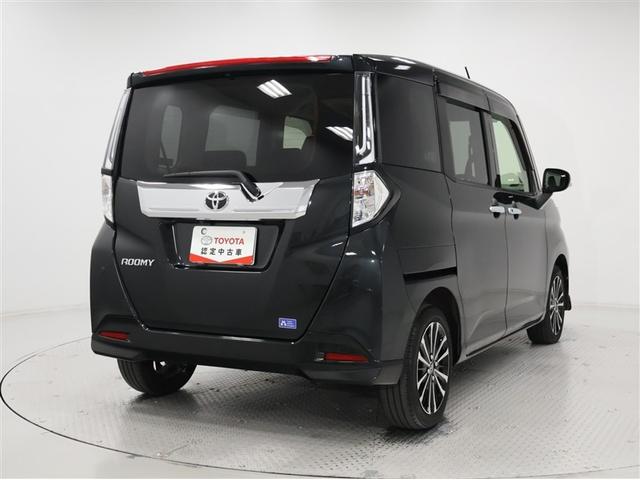 ルーミー カスタムＧ－Ｔ　トヨタ認定中古車　禁煙　ワンオーナー　９インチ純正ナビ　フルセグＴＶ　バックカメラ　ＥＴＣ２．０　ドライブレコーダー　両側パワースライドドア　１５インチ純正アルミホイール　自動（衝突被害軽減）ブレーキ（21枚目）