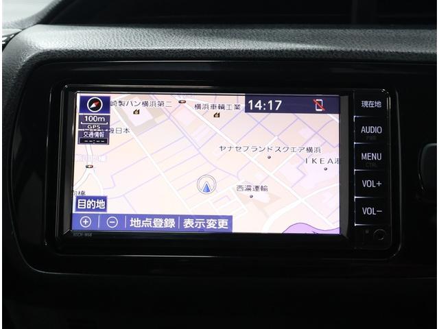 ヴィッツ Ｆ　セーフティーエディションＩＩＩ　トヨタ認定中古車　禁煙　純正ナビ　ワンセグＴＶ　バックカメラ　ＥＴＣ　スマートキー　ＬＥＤヘッドライト　クリアランスソナー　自動（衝突被害軽減）ブレーキ（7枚目）