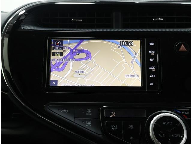 アクア Sスタイルブラック トヨタ認定中古車 禁煙 ワンオーナー 純正ナビ フルセグTV バックカメラ ETC2.0 クリアランスソナー スマートキー 自動(衝突被害軽減)ブレーキ(7枚目)