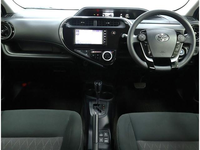 アクア Sスタイルブラック トヨタ認定中古車 ワンオーナー パノラミックビューモニター 純正ナビ ETC 前後ドライブレコーダー シートヒーター スマートキー LEDヘッドライト アルミホイール 自動(衝突被害軽減)ブレーキ(3枚目)