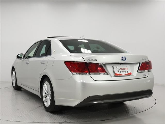 クラウンハイブリッド アスリートＧ　トヨタ認定中古車　禁煙　ワンオーナー　ムーンルーフ　純正ナビ　フルセグＴＶ　バックカメラ　ＥＴＣ　前後ドライブレコーダー　シートヒーター・ベンチレーション　自動（衝突被害軽減）ブレーキ（2枚目）