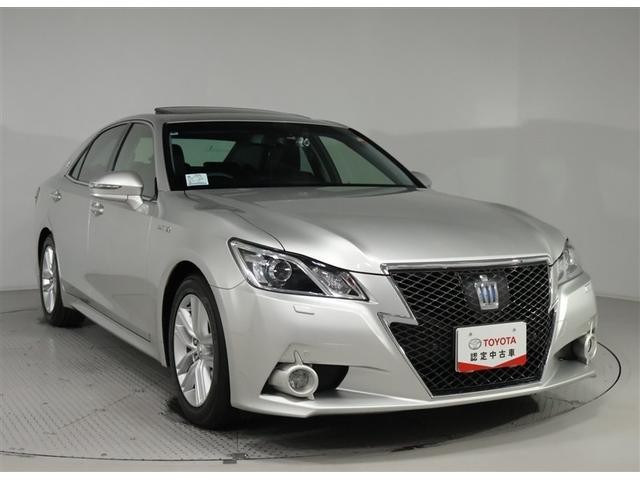 クラウンハイブリッド アスリートＧ　トヨタ認定中古車　禁煙　ワンオーナー　ムーンルーフ　純正ナビ　フルセグＴＶ　バックカメラ　ＥＴＣ　前後ドライブレコーダー　シートヒーター・ベンチレーション　自動（衝突被害軽減）ブレーキ（9枚目）