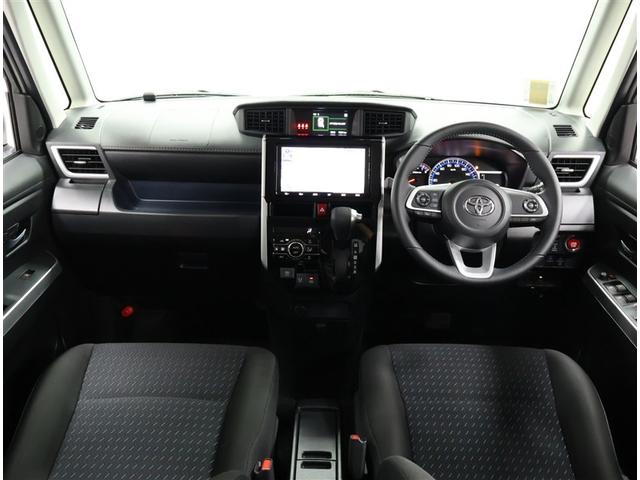 ルーミー カスタムG トヨタ認定中古車 禁煙 ワンオーナー 9インチ純正ナビ フルセグTV バックカメラ ETC2.0 前後ドライブレコーダー LEDヘッドライト 両側パワースライドドア 自動(衝突被害軽減)ブレーキ(3枚目)