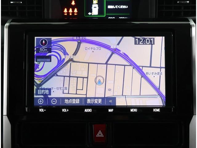 ルーミー カスタムG トヨタ認定中古車 禁煙 ワンオーナー 9インチ純正ナビ フルセグTV バックカメラ ETC2.0 前後ドライブレコーダー LEDヘッドライト 両側パワースライドドア 自動(衝突被害軽減)ブレーキ(8枚目)