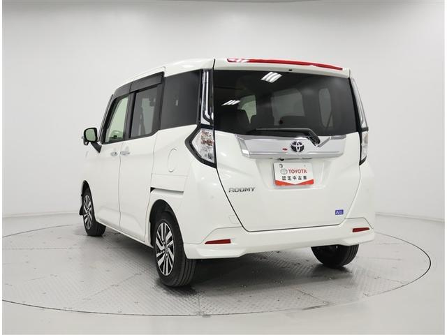 ルーミー カスタムG トヨタ認定中古車 禁煙 ワンオーナー パノラミックビューモニター 9インチ純正ナビ 後席モニター ETC2.0 前後ドラレコ シートヒーター 両側パワースライドドア 自動(衝突被害軽減)ブレーキ(2枚目)