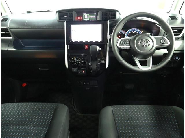 ルーミー カスタムG トヨタ認定中古車 禁煙 ワンオーナー パノラミックビューモニター 9インチ純正ナビ 後席モニター ETC2.0 前後ドラレコ シートヒーター 両側パワースライドドア 自動(衝突被害軽減)ブレーキ(3枚目)