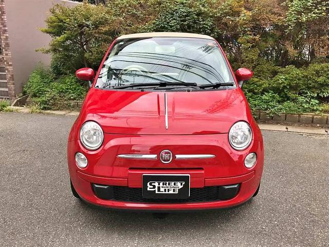 ５００Ｃ １．２　ポップ　ベージュ幌電動キャンバスＴＯＰ　ナビ　ＴＶ　バックカメラ　ＥＴＣ　走行２９．５００ｋｍ　整備済　保証付　ダッシュ割れ無し（2枚目）