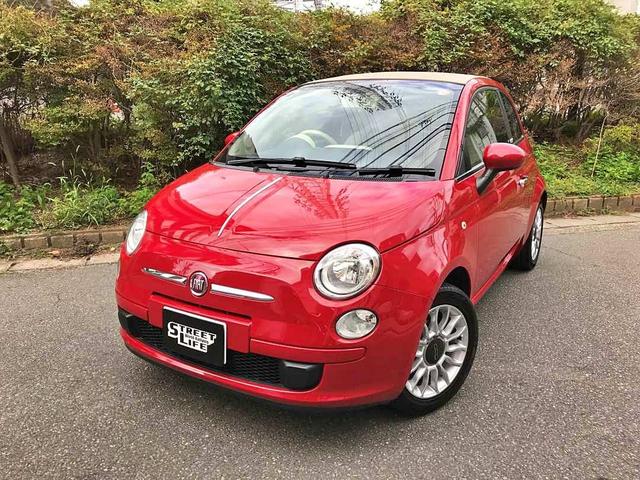 ５００Ｃ １．２　ポップ　ベージュ幌電動キャンバスＴＯＰ　ナビ　ＴＶ　バックカメラ　ＥＴＣ　走行２９．５００ｋｍ　整備済　保証付　ダッシュ割れ無し（7枚目）