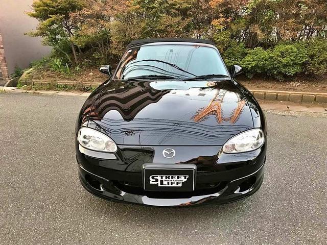 ロードスター ＳＰ　５速マニュアル　純正エアロ　純正１６インチ　ＥＴＣ　社外マフラー　車検８年７月　タイベル交換整備済（2枚目）