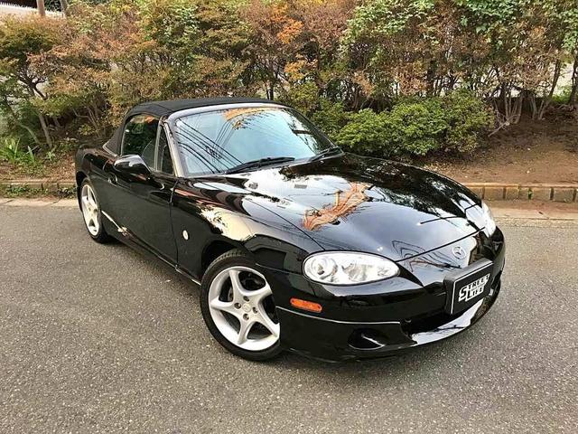 ロードスター ＳＰ　５速マニュアル　純正エアロ　純正１６インチ　ＥＴＣ　社外マフラー　車検８年７月　タイベル交換整備済（6枚目）