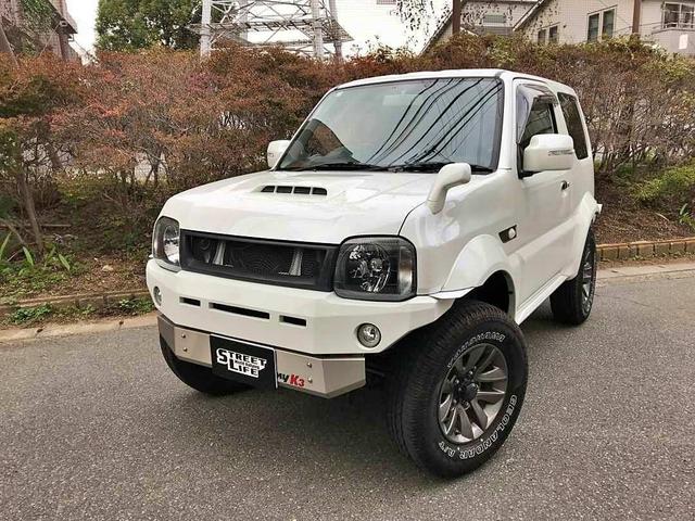 ジムニーシエラ ランドベンチャー　５速マニュアル　最終９型　リフトアップ　ショートバンパー　ラテラルロッド　社外マフラー　ナビＴＶ　ＥＴＣ　車検整備付　走行５．６万ｋｍ　社外品有（7枚目）