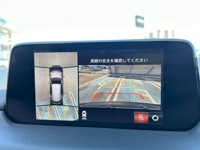 ＣＸ－８ ２．２　ＸＤ　プロアクティブ　ディーゼルターボ　７人乗り　ＢＯＳＥサウンドシステム　３６０°モニター　衝突軽減ブレーキ　シートヒーター　ＥＴＣ　ナビ　純正１９インチアルミホイール（22枚目）