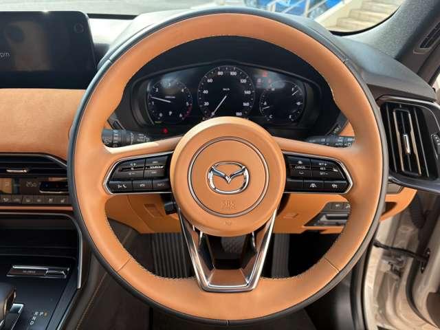 ＣＸ－８０ ３．３　ＸＤハイブリッド　プレミアム　スポーツ　ディーゼルタ　タン革内装　ＢＯＳＥサウンドシステム　３６０度　レーダークルーズ　パノラマサンルーフ　クリアランスソナー　パワーシート　衝突被害軽減システム　革シート　ＥＴＣ　シートヒーター　４ＷＤ　バックカメラ（9枚目）