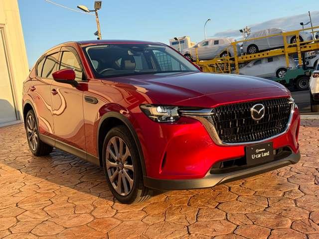 CX-60 3.3 XD Lパッケージ ディーゼルターボ 4WD ETC ドライブレコーダー 360°カメラ付き パワーリアゲート Bカメラ 黒革シート LED AW ETC 4WD スマートキー シートヒーター アイドリングストップ ターボ オートエアコン(3枚目)