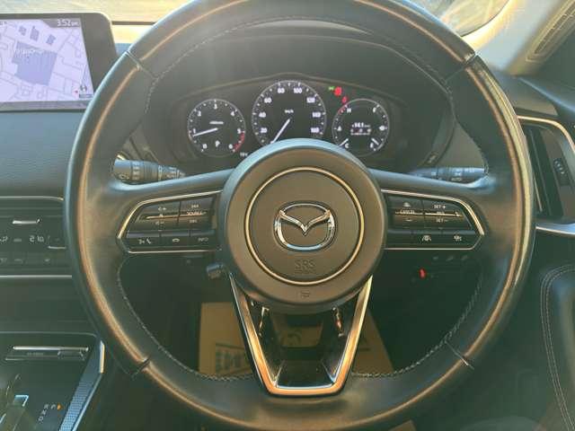 CX-60 3.3 XD Lパッケージ ディーゼルターボ 4WD ETC ドライブレコーダー 360°カメラ付き パワーリアゲート Bカメラ 黒革シート LED AW ETC 4WD スマートキー シートヒーター アイドリングストップ ターボ オートエアコン(17枚目)