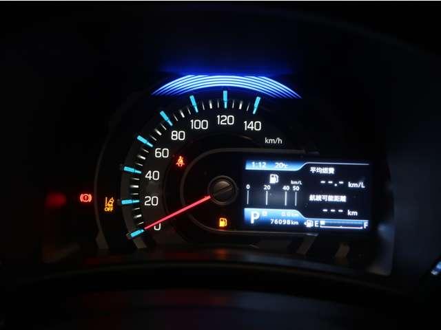 見やすく美しいメーターレイアウト