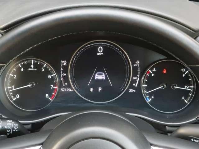 MAZDA3ファストバック 1.5 15S ブラックトーンエディション ドラレコ ETC 360°ビューモニター LEDランプ 衝突軽減ブレーキ フルセグ 360°モニター Bカメラ アドバンストキー 横滑り防止装置 キーレス ETC車載器 コーナーセンサー 禁煙 ABS(6枚目)