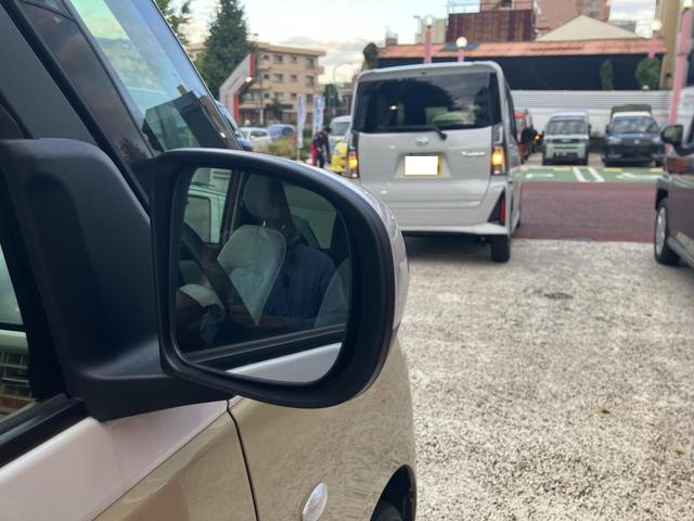 ムーヴキャンバス ストライプスGターボ 保証 新車保証・まごころ保証 1年間・走行距離無制限付き アイドリングストップ 電動格納ドアミラー 両側パワースライドドア キーフリーシステム(7枚目)