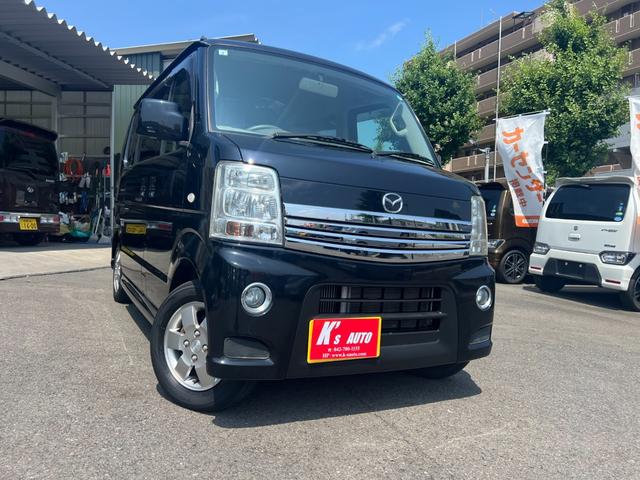 スクラムワゴン ＰＸターボ　走行距離３８０００キロ台　ワンオーナー　左パワスラ　ＨＩＤライト　フォグランプ　修復歴無し（2枚目）