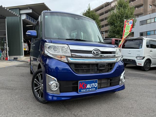 タント カスタムＲＳ　トップエディションＳＡＩＩ　走行距離２５０００キロ　プッシュスタートリモコンキー　純正８インチナビ　バックカメラ　ドラレコ　ＨＤＭＩ　両側パワースライドドア　衝突軽減ブレーキ付　ハーフレザーシート（2枚目）