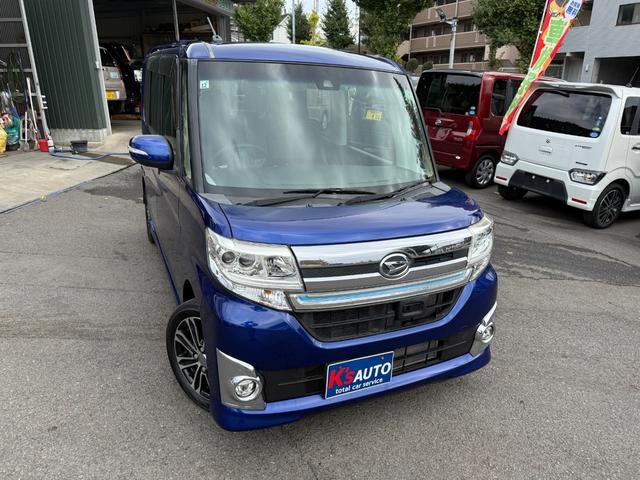 タント カスタムＲＳ　トップエディションＳＡＩＩ　走行距離２５０００キロ　プッシュスタートリモコンキー　純正８インチナビ　バックカメラ　ドラレコ　ＨＤＭＩ　両側パワースライドドア　衝突軽減ブレーキ付　ハーフレザーシート（3枚目）