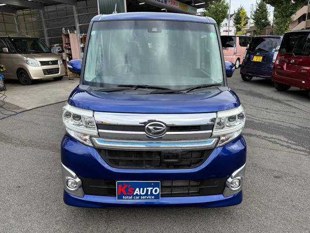 タント カスタムＲＳ　トップエディションＳＡＩＩ　走行距離２５０００キロ　プッシュスタートリモコンキー　純正８インチナビ　バックカメラ　ドラレコ　ＨＤＭＩ　両側パワースライドドア　衝突軽減ブレーキ付　ハーフレザーシート（5枚目）