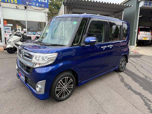 タント カスタムＲＳ　トップエディションＳＡＩＩ　走行距離２５０００キロ　プッシュスタートリモコンキー　純正８インチナビ　バックカメラ　ドラレコ　ＨＤＭＩ　両側パワースライドドア　衝突軽減ブレーキ付　ハーフレザーシート（9枚目）