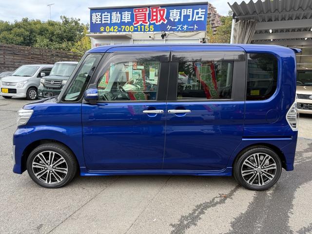 タント カスタムＲＳ　トップエディションＳＡＩＩ　走行距離２５０００キロ　プッシュスタートリモコンキー　純正８インチナビ　バックカメラ　ドラレコ　ＨＤＭＩ　両側パワースライドドア　衝突軽減ブレーキ付　ハーフレザーシート（10枚目）