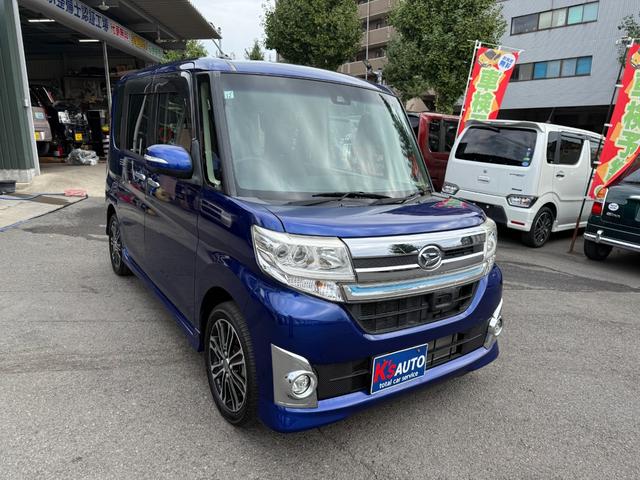 タント カスタムＲＳ　トップエディションＳＡＩＩ　走行距離２５０００キロ　プッシュスタートリモコンキー　純正８インチナビ　バックカメラ　ドラレコ　ＨＤＭＩ　両側パワースライドドア　衝突軽減ブレーキ付　ハーフレザーシート（15枚目）