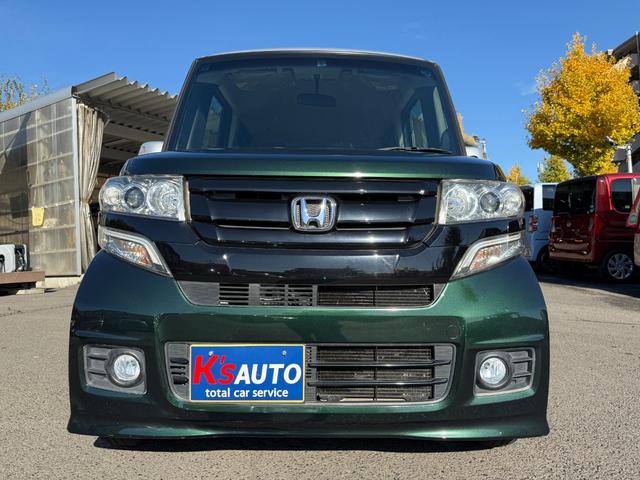 N-BOXカスタム G・Lパッケージ 走行距離41000キロ ストラーダナビ・TV・バックカメラ ツートンカラー 左パワースライドドア ETC付 HID 純正アルミ(5枚目)
