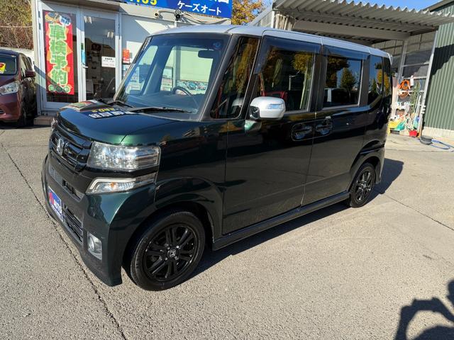 N-BOXカスタム G・Lパッケージ 走行距離41000キロ ストラーダナビ・TV・バックカメラ ツートンカラー 左パワースライドドア ETC付 HID 純正アルミ(8枚目)