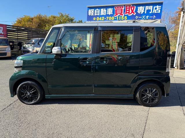 N-BOXカスタム G・Lパッケージ 走行距離41000キロ ストラーダナビ・TV・バックカメラ ツートンカラー 左パワースライドドア ETC付 HID 純正アルミ(9枚目)