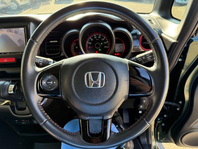 N-BOXカスタム G・Lパッケージ 走行距離41000キロ ストラーダナビ・TV・バックカメラ ツートンカラー 左パワースライドドア ETC付 HID 純正アルミ(29枚目)