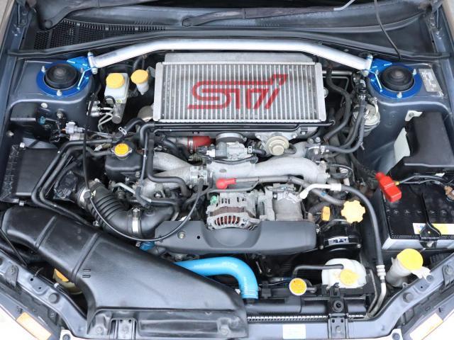インプレッサ ＷＲＸ　鷹目　Ｇ型　柿本改マフラー　ＯＺレーシング１７ＡＷ　大型リヤスポイラー　ＨＩＤ　ケンウッドオーディオ（9枚目）