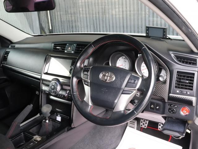 マークX 350S G’s SARD6速換装公認済 ワンオーナー FINALKONNEXION車高調 柿本マフラー 専用19アルミ レザーシート サンルーフ 純正ナビTV(3枚目)