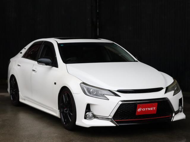 マークX 350S G’s SARD6速換装公認済 ワンオーナー FINALKONNEXION車高調 柿本マフラー 専用19アルミ レザーシート サンルーフ 純正ナビTV(5枚目)