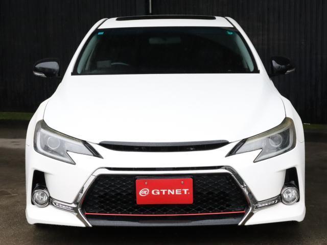 マークX 350S G’s SARD6速換装公認済 ワンオーナー FINALKONNEXION車高調 柿本マフラー 専用19アルミ レザーシート サンルーフ 純正ナビTV(7枚目)